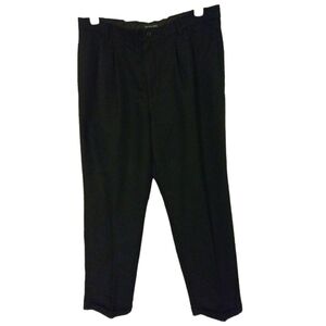 Docker's Dark Navy Micro Drape Business Casual Pants Wrinkle Resistant 36/34